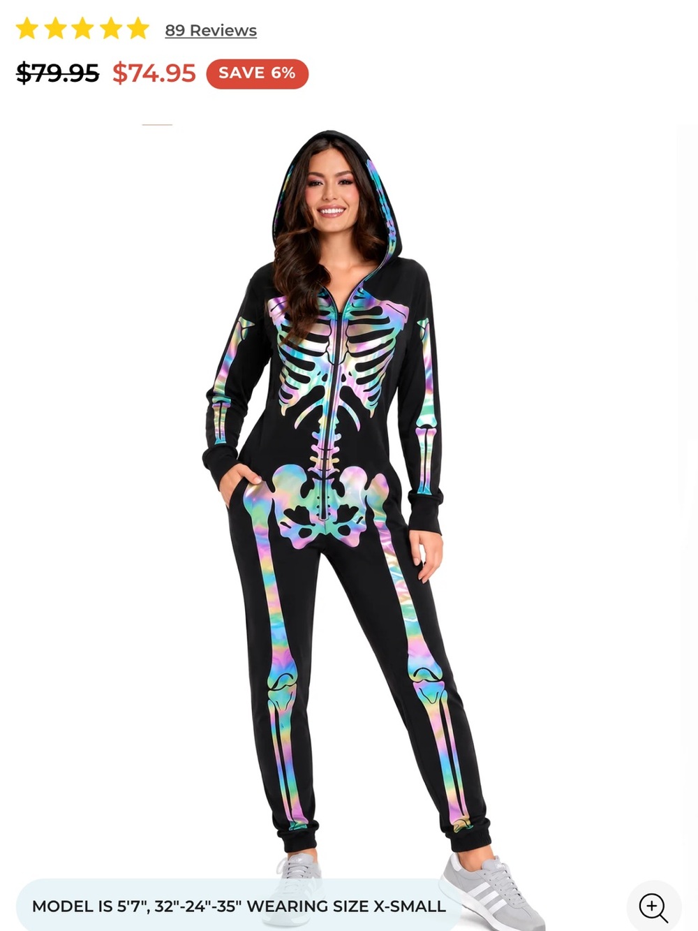 skeleton jumper for Halloween or any occasion
